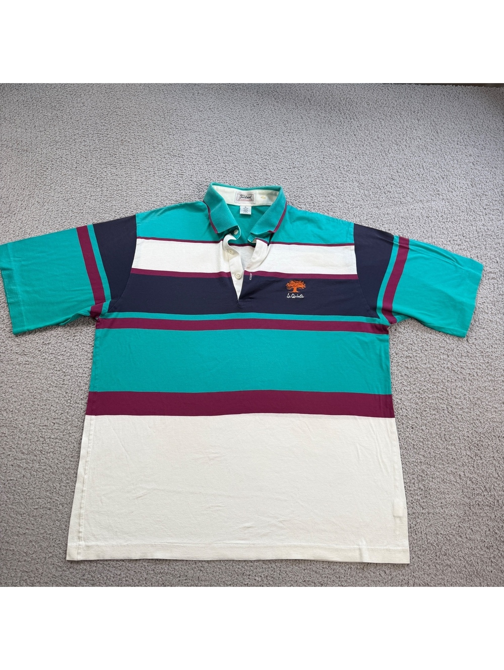 Vintage 90s Titleist by Corbin La Quinta Colorblock Golf Polo Shirt Mens XL